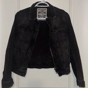 Zadig & Voltaire Charcoal Denim Jacket